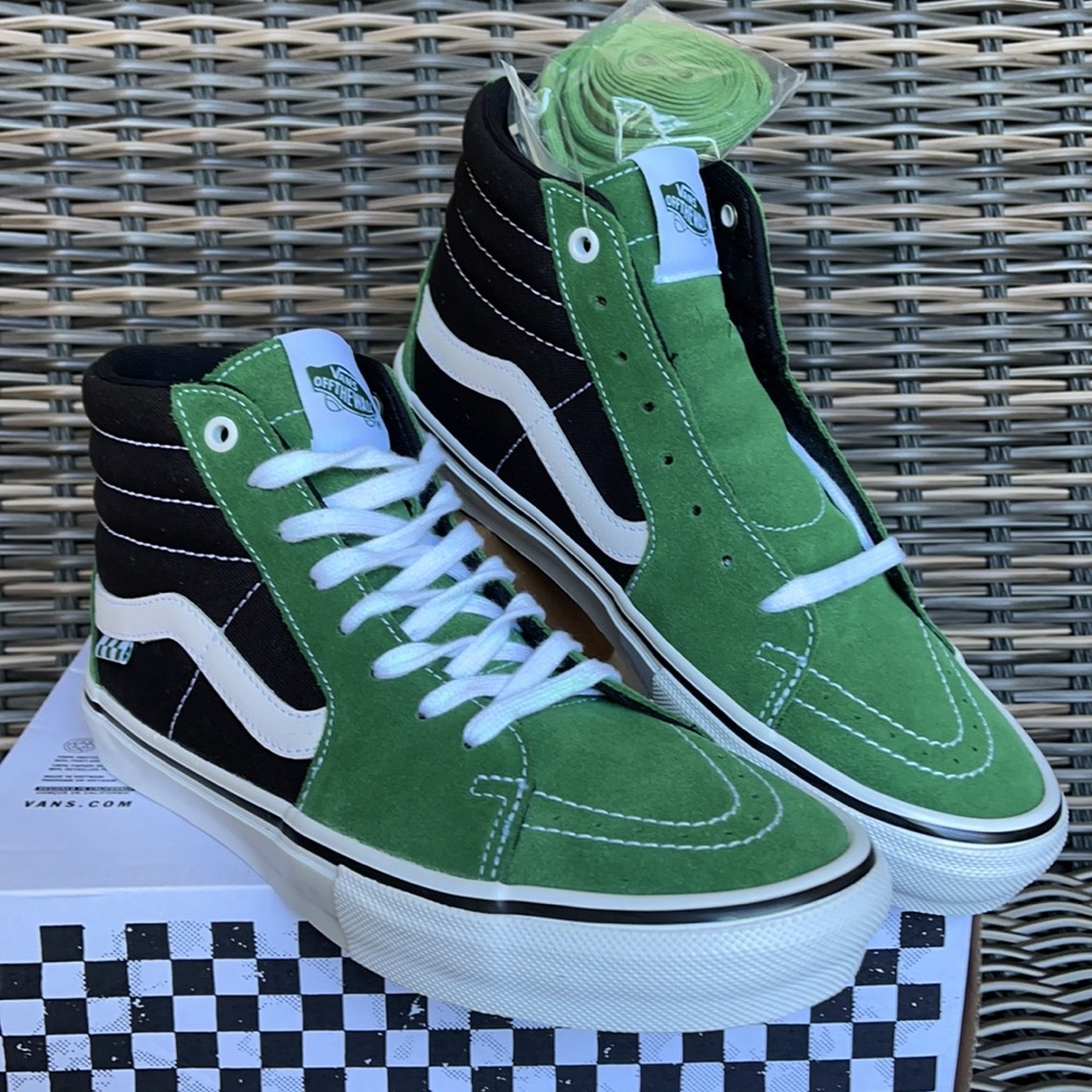 Vans Skate Sk8-Hi Juniper/Black MENS - Picture 5 of 16